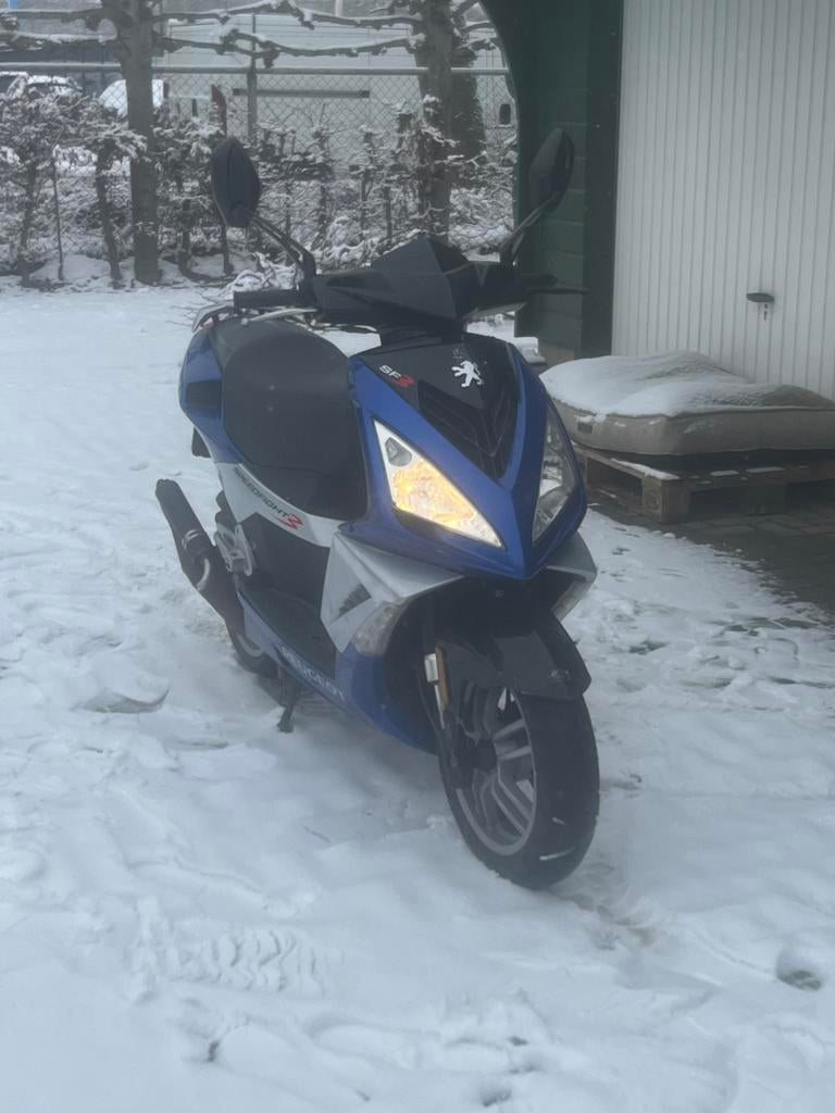 Peugeot Speedfight 3, Fietsen en Brommers, Scooters | Peugeot, Ophalen, Gebruikt, Maximaal 45 km/u, 70 cc