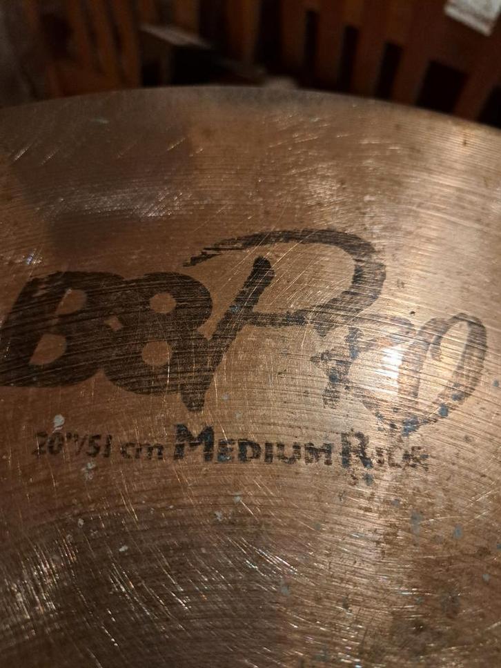 Sabian B8 pro serie 20 inch ride cymbal bekken, Muziek en Instrumenten, Percussie, Gebruikt, Overige soorten, Ophalen of Verzenden