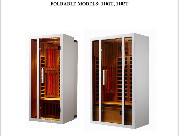 InfraRood sauna, Sport en Fitness, Sauna, Nieuw, Complete sauna, Ophalen of Verzenden