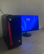 Game pc + 165Hz Monitor, Computers en Software, Desktop Pc's, Virtual Reality, Zo goed als nieuw, SSD, Met videokaart