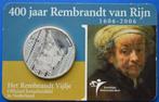 coincard 5 euro zilver "400 jaar Rembrandt van Rijn", Postzegels en Munten, Munten | Nederland, Zilver, Euro's, Ophalen of Verzenden