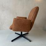 NIEUW - Fauteuil Lugo cognac - ecoleder, Ophalen, Overige kleuren, Drie, Nieuw