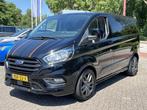 Ford Transit Custom 290 2.0 TDCI L1H1 Sport | SCI | 170pk Au, Auto's, Bestelauto's, Euro 6, 4 cilinders, Leder en Stof, Zwart