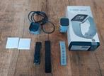 Fitbit Versa smartwatch sport horloge zilver met accessoires, Ophalen of Verzenden, Fitbit