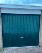 Garage kanteldeur groen metaal, Gebruikt, Overige kleuren, 200 cm of meer, Ophalen of Verzenden