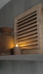 Shutter, louvreluik, oud hout landelijk sober, Ophalen, Zo goed als nieuw