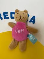3220 Lief! lief lifestyle beer beertje roze lijfje, Kinderen en Baby's, Speelgoed | Knuffels en Pluche, Ophalen of Verzenden, Zo goed als nieuw