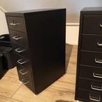 2 x zwarte ladenkast Ikea zgan, Huis en Inrichting, Ophalen, Zo goed als nieuw, 25 tot 50 cm, Minder dan 100 cm
