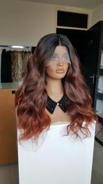 Basic Lace Pruik: Uitgroei naar Roodbruin, Slag , Vol, Sieraden, Tassen en Uiterlijk, Ophalen of Verzenden, Nieuw, Pruik of Haarverlenging