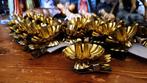 Kerstboom kaars knijpertjes clips houder kleur goud verguld, Ophalen of Verzenden, Nieuw