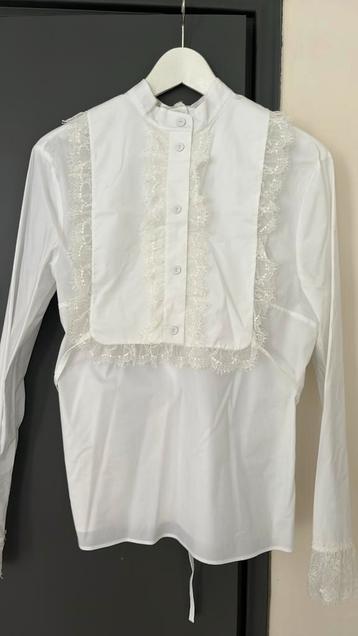 Alberta Ferretti blouse katoen elasthan 38 beschikbaar voor biedingen