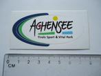 sticker oud ACHENSEE TIROL oostenrijk ski brgsport alpen, Verzenden, Zo goed als nieuw, Bedrijf of Vereniging
