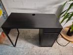 Micke bureau IKEA zwart 105x50 cm, Ophalen, Gebruikt, Bureau