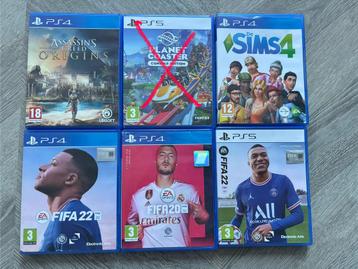 Ps4 en Ps5 spellen beschikbaar voor biedingen