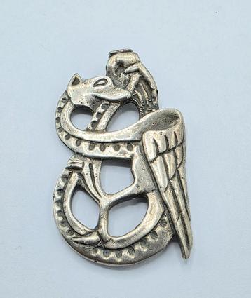 Grote Zilveren Keltische Hanger
 beschikbaar voor biedingen