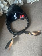 Smiffys Verkleedpruik met Vlechten - Nieuw!, Ophalen of Verzenden, Nieuw, Carnaval, Accessoires