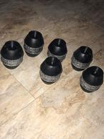 Windlichten, Zwart, Ophalen of Verzenden, Zo goed als nieuw, Metaal