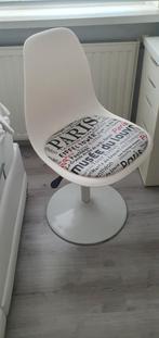 Mooie witte stoel te koop, Ophalen of Verzenden, Gebruikt, Wit, Eén