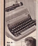 Retro reclame 1951 Royal standard typemachine schrijfmachine, Verzamelen, Ophalen of Verzenden