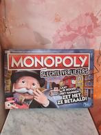 Monopoly slechte verliezers, Hobby en Vrije tijd, Gezelschapsspellen | Bordspellen, Ophalen of Verzenden, Gebruikt
