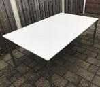 2x Fritz Hansen tafel Pelikan Plano 100x240 wit 2001, 200 cm of meer, Deens Design, Rechthoekig, Zo goed als nieuw