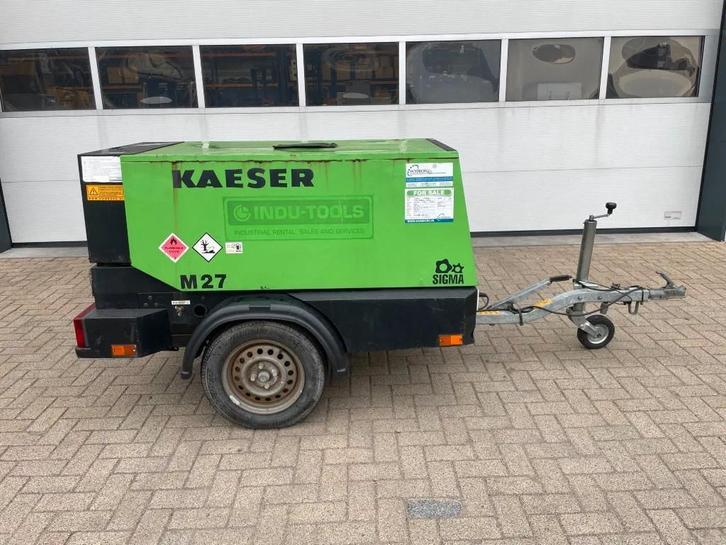 Kaeser M27 Kubota 2,7 m3 / min 7 Bar 18 kW Mobiele Silent Di, Zakelijke goederen, Machines en Bouw | Pompen en Compressoren, Ophalen of Verzenden