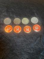 8 originele wieldop emblemen voor Cadillac 1956, Auto diversen, Wieldoppen, Ophalen of Verzenden, Gebruikt