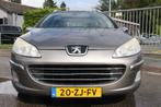 Peugeot 407 SW 2.0-16V ST Pack Business half leer,panorama d, Auto's, Voorwielaandrijving, Zwart, 4 cilinders, Leder en Stof
