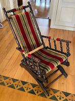 schommelstoel, Huis en Inrichting, Stoelen, Hout, Gebruikt, Bruin, Eén