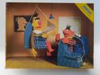 Sesamstraat puzzel Bert en Ernie puzzel,63 stukjes Morceaux, Ophalen of Verzenden, Gebruikt