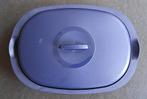 Tupperware serveerschaal blauw 400 ml, Ophalen of Verzenden, Zo goed als nieuw, Blauw, Schaal