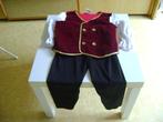 2delrood/witgoud piratenpak broek velours shirt 7/9jr128/140, Kinderen en Baby's, Carnavalskleding en Verkleedspullen, Ophalen of Verzenden
