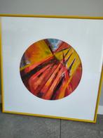 3 Schilderijen in Barth lijst plus nog 3 lege lijsten., Antiek en Kunst, Ophalen