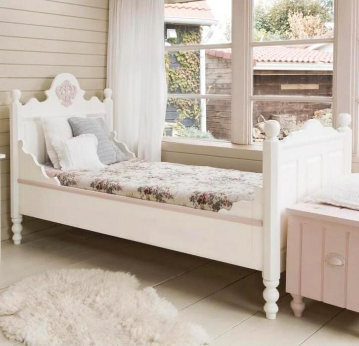 Opsetims Tims Kinderbed 90x200 - Neutraal Design, Kinderen en Baby's, Kinderkamer | Bedden, Zo goed als nieuw, Matras, Ophalen