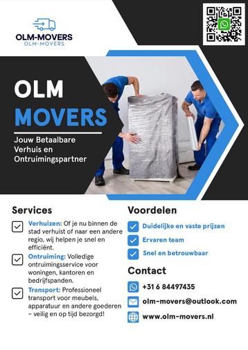 Verhuisbedrijf & Ontruiming. Heldere Vaste Prijzen! beschikbaar voor biedingen