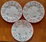 ~ Vintage Engelse Gebaksborden Churchill Briar Rose, Ophalen of Verzenden, Gebruikt, Overige stijlen, Bord(en)