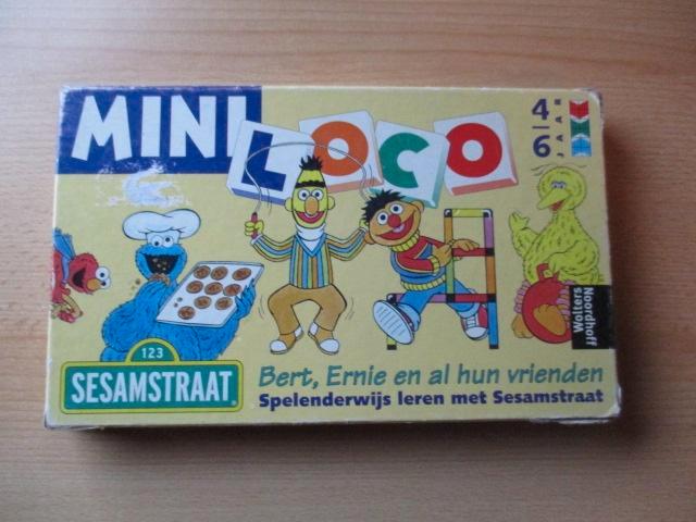 Sesamstraat mini loco set  Bert, Ernie en al hun vrienden, Kinderen en Baby's, Speelgoed | Educatief en Creatief, Zo goed als nieuw