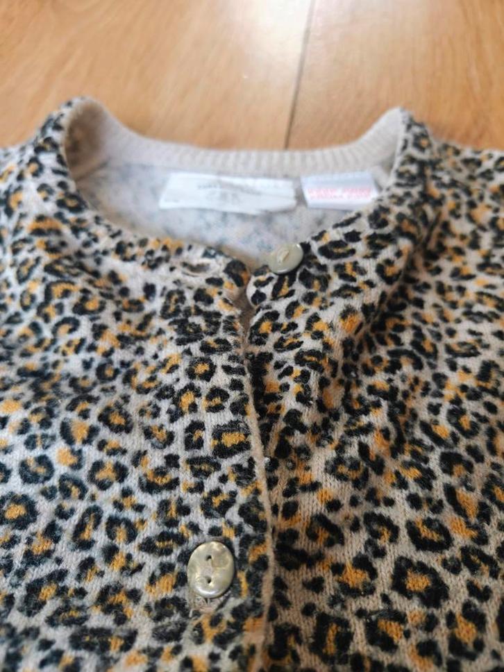 Zara tijgerprint vestje maat 80, Kinderen en Baby's, Babykleding | Maat 80, Gebruikt, Meisje, Truitje of Vestje, Ophalen of Verzenden