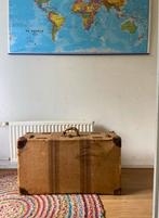 Grote antieke hutkoffer scheepskoffer antiek reiskoffer, Antiek en Kunst, Ophalen