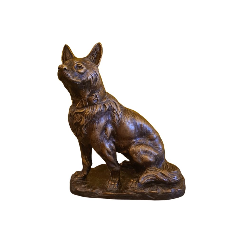 Terracotta sculptuur van een herder door Thomas Cartier, Antiek en Kunst, Ophalen
