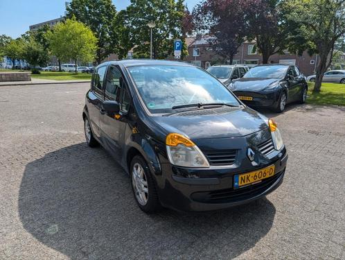 Renault Modus 1.2 16V 2005 Zwart, Auto's, Renault, Particulier, Modus, Airbags, Airconditioning, Elektrische ramen, Radio, Benzine