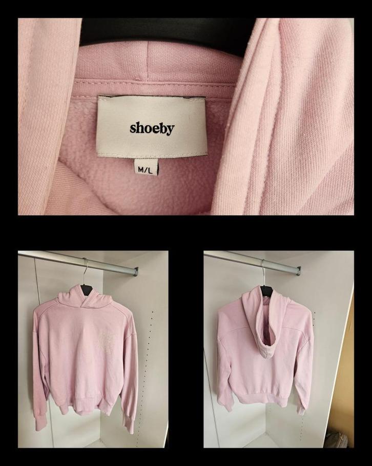 🩷 Shoeby hoodie roze M/L – ook als set verkrijgbaar, Kleding | Dames, Truien en Vesten, Gedragen, Maat 38/40 (M), Roze, Ophalen of Verzenden