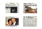 4 x Placemats afbeelding De Telegraaf, Ophalen of Verzenden, Nieuw