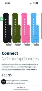 One2track Neo horlogebandje in de kleur blauw, Ophalen of Verzenden, Nieuw, Blauw, Jongen of Meisje