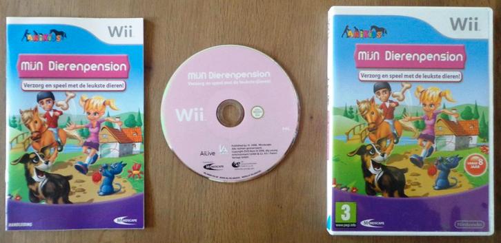 Mijn Dierenpension voor de Nintendo Wii Compleet, Spelcomputers en Games, Games | Nintendo Wii, Zo goed als nieuw, 1 speler, Vanaf 3 jaar