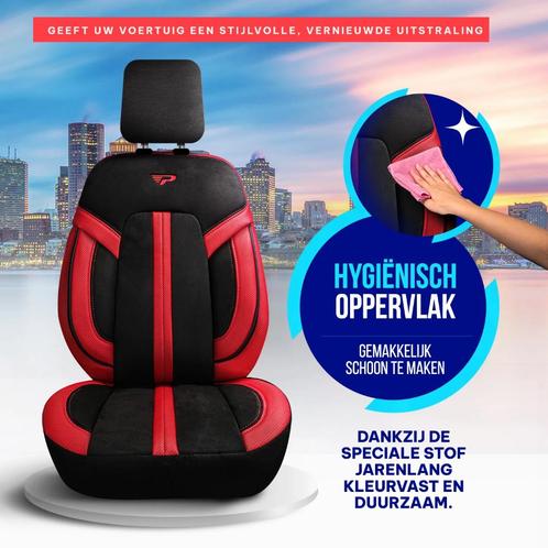 Autostoelhoes Lisbon Alcantara Stof 1+1 zits, Auto-onderdelen, Interieur en Bekleding, Nieuw, Ophalen of Verzenden