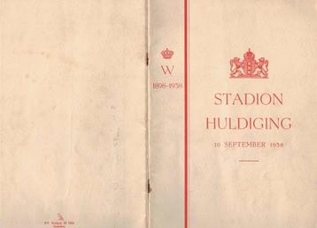 046 - Koningin Wilhelmina - Stadionhuldiging 1938