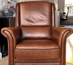 Lederen Fauteuil - Klassiek Design, Huis en Inrichting, Fauteuils, Ophalen, Gebruikt, Leer, 75 tot 100 cm
