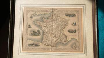 Franse kaart van 1851
