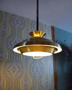 Vintage gouden design hanglamp Dijkstra Space-Age, Huis en Inrichting, Lampen | Hanglampen, Minder dan 50 cm, Vintage design Space-Age